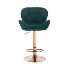 Professional chair for make-up specialists HR111W, green velour