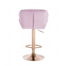 Professional chair for make-up specialists HR111W, lilac velour
