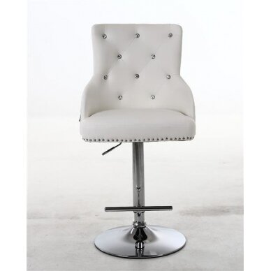 Профессиональный стул для визажистов HR654CW, белого цвета 1