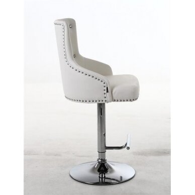 Профессиональный стул для визажистов HR654CW, белого цвета 2