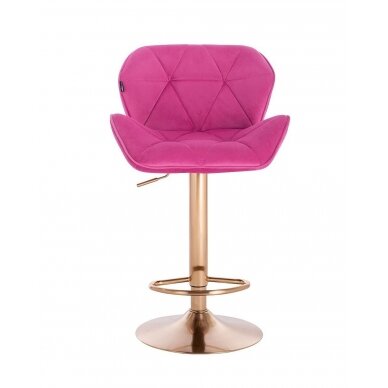 Профессиональное кресло для макияжа для салонов красоты HR111W, розовый бархат 1
