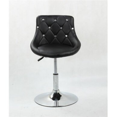 Профессиональный стул для косметологов HC931N, экокожа чёрная 1