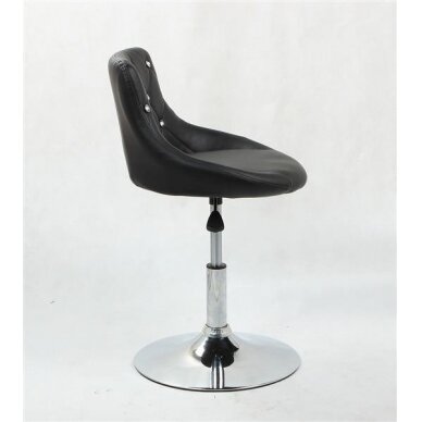 Профессиональный стул для косметологов HC931N, экокожа чёрная 2