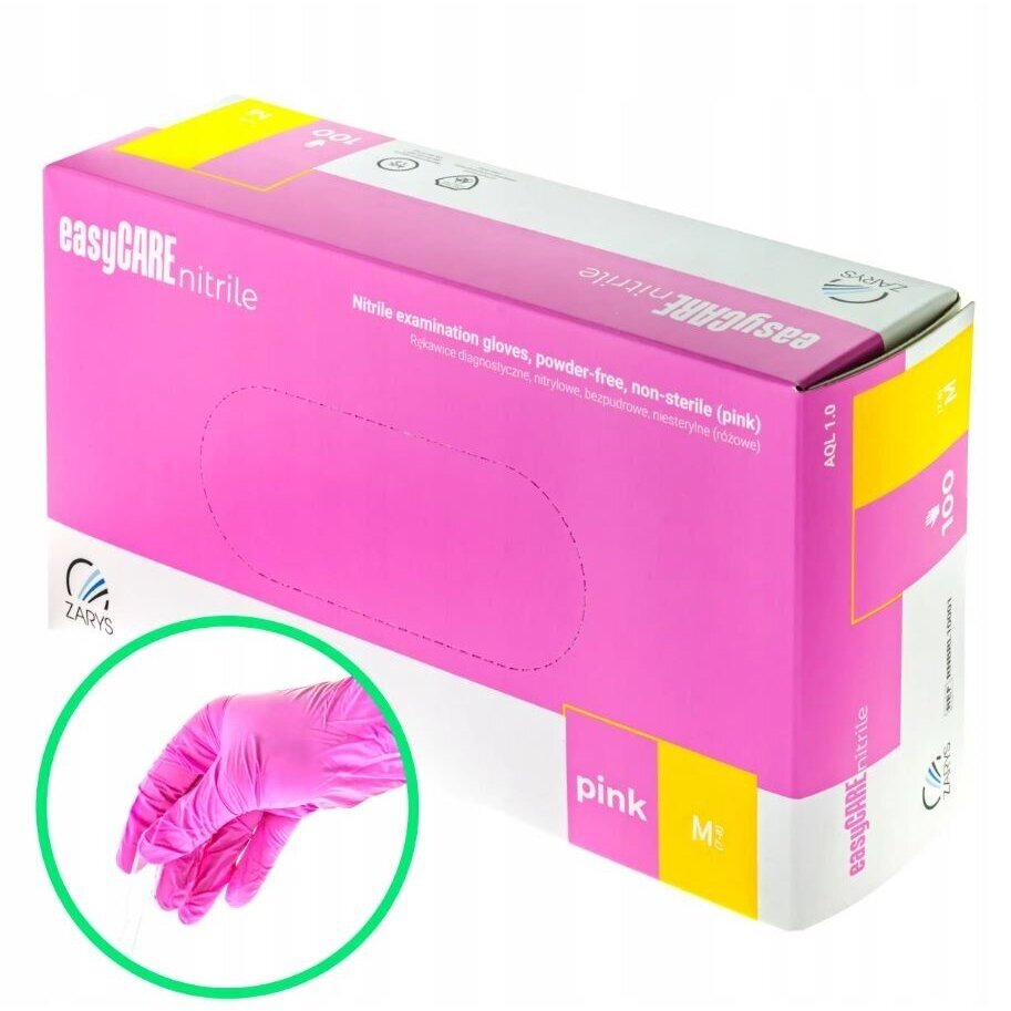 EASYCARE Одноразовые нитриловые перчатки PINK 2 EASYCARE Одноразовые нитриловые перчатки PINK 2