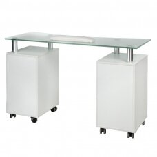 Профессиональный маникюрный стол BD-3425-1, белого цвета