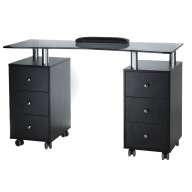 Professional manicure table BD-3425-1, black color Professional manicure table BD-3425-1, black color