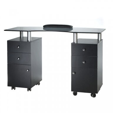 Professional manicure table BD-3453, black color Professional manicure table BD-3453, black color