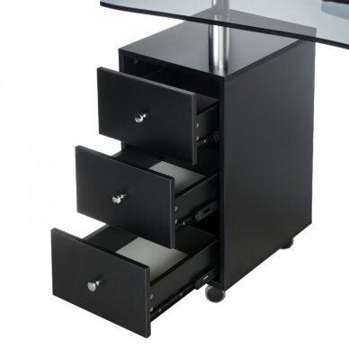 Профессиональный маникюрный стол BD-3425-1, черного цвета 3