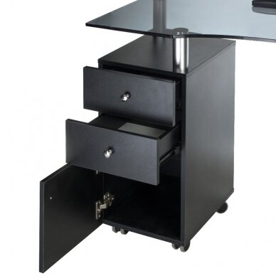 Профессиональный маникюрный стол BD-3453, черного цвета 4