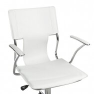 Registratūros, biuro kėdė CorpoComfort BX-2015, baltos spalvos