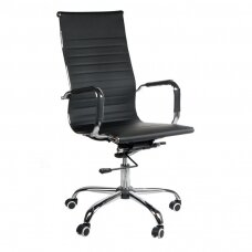 Registratūros, biuro kėdė CorpoComfort BX-2035, juodos spalvos