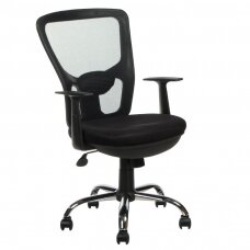 Registratūros, biuro kėdė CorpoComfort BX-4032EA, juodos spalvos