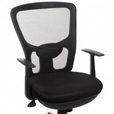 Reception, office chair CorpoComfort BX-4032EA, black color