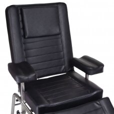 Professional bed-lounger for tattoo salons BD-3602, black color