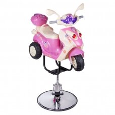 Children's hairdresser's chair BW-10886, pink color