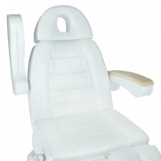 Professional electric podiatry chair for pedicure procedures BG-273C, white color