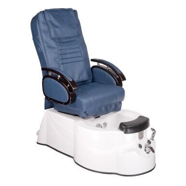 Professional electric podiatry chair for pedicure procedures with massage function BR-3820D, blue color Professional electric podiatry chair for pedicure procedures with massage function BR-3820D, blue color