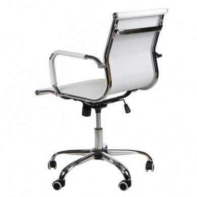 Registratūros, biuro kėdė CorpoComfort BX-5855, baltos spalvos 4