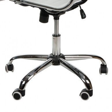 Registratūros, biuro kėdė CorpoComfort BX-5855, baltos spalvos 5