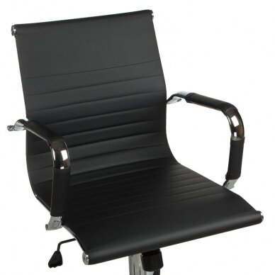 Registratūros, biuro kėdė CorpoComfort BX-5855, juodos spalvos 1