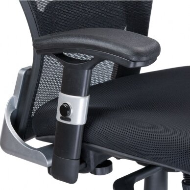 Registratūros, biuro kėdė CorpoComfort BX-4032EA, juodos spalvos 4 Registratūros, biuro kėdė CorpoComfort BX-4032EA, juodos spalvos 4