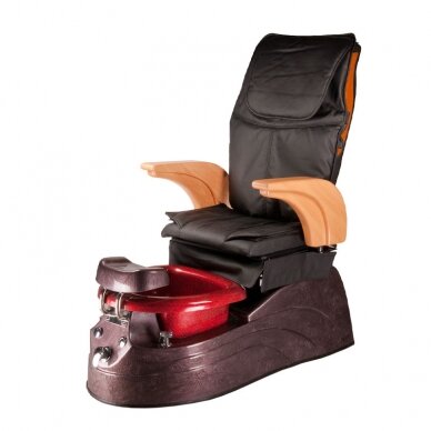 Profesionali elektrinė podologinė kėdė pedikiūro procedūroms SPA ARUBA BG-920, juodos spalvos