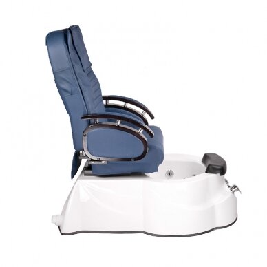 Профессиональный электрический ортопедический стул для процедур педикюра с функцией массажа BR-3820D, синего цвета 5