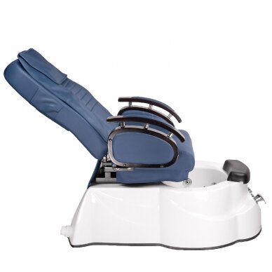 Профессиональный электрический ортопедический стул для процедур педикюра с функцией массажа BR-3820D, синего цвета 6