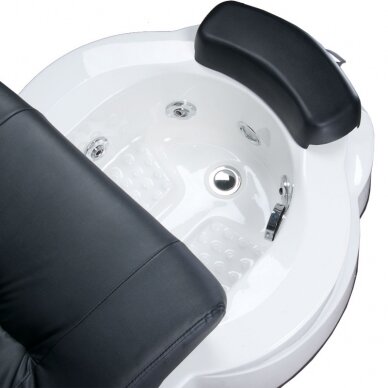 Профессиональный электрический ортопедический стул для процедур педикюра с функцией массажа BR-3820D, черного цвета 4