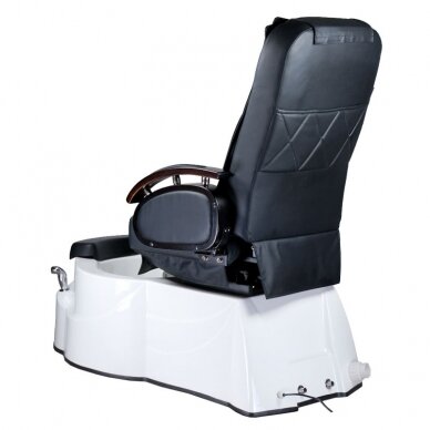 Профессиональный электрический ортопедический стул для процедур педикюра с функцией массажа BR-3820D, черного цвета 6