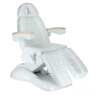 Profesionali elektrinė podologinė kėdė pedikiūro procedūroms BG-273C, baltos spalvos