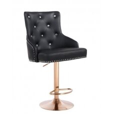 Профессиональный стул для визажистов HOKER HR654CW, экокожа чёрная