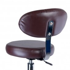Профессиональное кресло-табурет для мастера и салонов красоты BD-9934, коричневого цвета