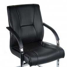 Konferencijų kėdė CorpoComfort BX-3345, juodos spalvos
