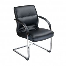 Conference chair CorpoComfort BX-3346, black color