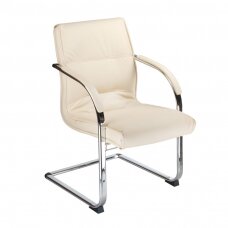 Conference chair CorpoComfort BX-3346, cream color