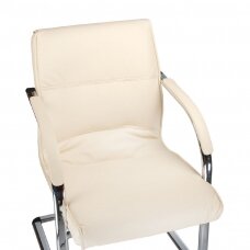 Conference chair CorpoComfort BX-3346, cream color
