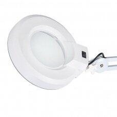 Профессиональная косметологическая лампа лупа БН-205 5dpi на подставке, белого цвета