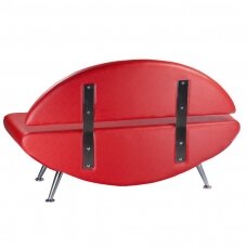 Profesionali laukiamojo sofa Carini BD-6710, raudonos spalvos