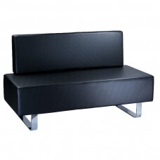 Профессиональный диван ожидания для салона красоты Messina BD-6713, черного цвета+