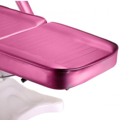Professional hydraulic bed-couch for beauticians BD-8222, pink color 2