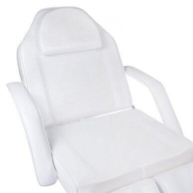 Profesionali hidraulinė pedikiūro kėdė-lova kosmetologams BD-8243, baltos spalvos 2