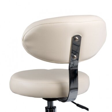 Professional master chair for beauticians and beauty salons BD-9934, cream color 1