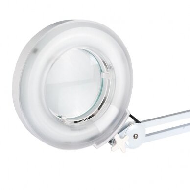 Профессиональная косметологическая лампа лупа БН-205 5dpi на подставке, белого цвета 2