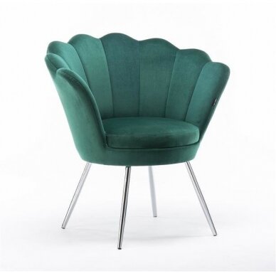 Кресло для салона красоты REY, зеленый велюр