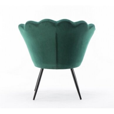 Кресло для салона красоты REY, зеленый велюр 4