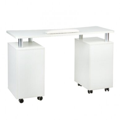 Профессиональный маникюрный стол BD-3425, белого цвета 1