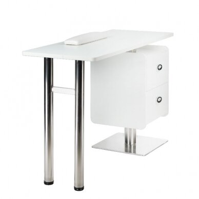 Профессиональный маникюрный стол BD-3465, белого цвета 2