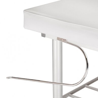 Professional stationary massage table BW-218, white color 4