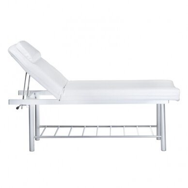 Profesionalus masažo stalas-gultas kosmetologams BW-260/WHITE 2
